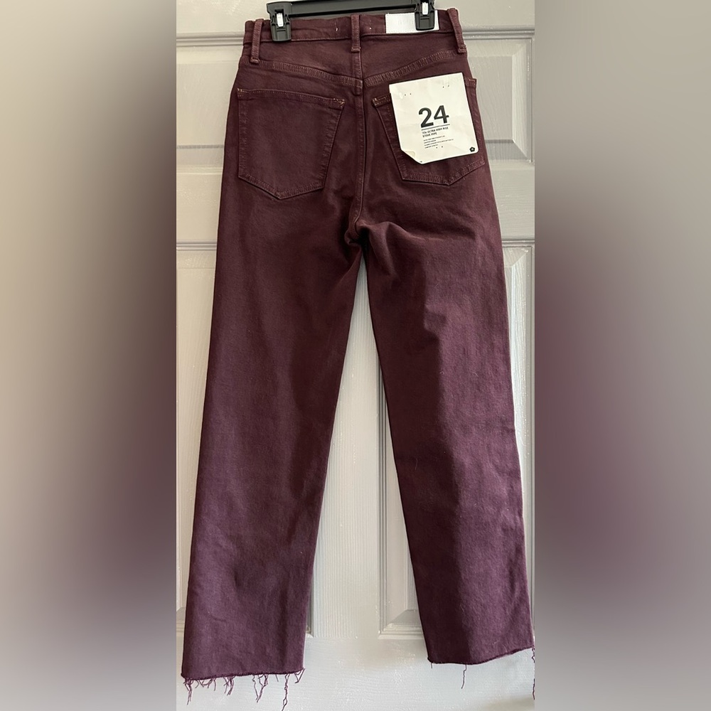 🆕 NWT REDONE SZ 24 JEANS 70’s ULTRA HIGH RISE STOVE PIPE